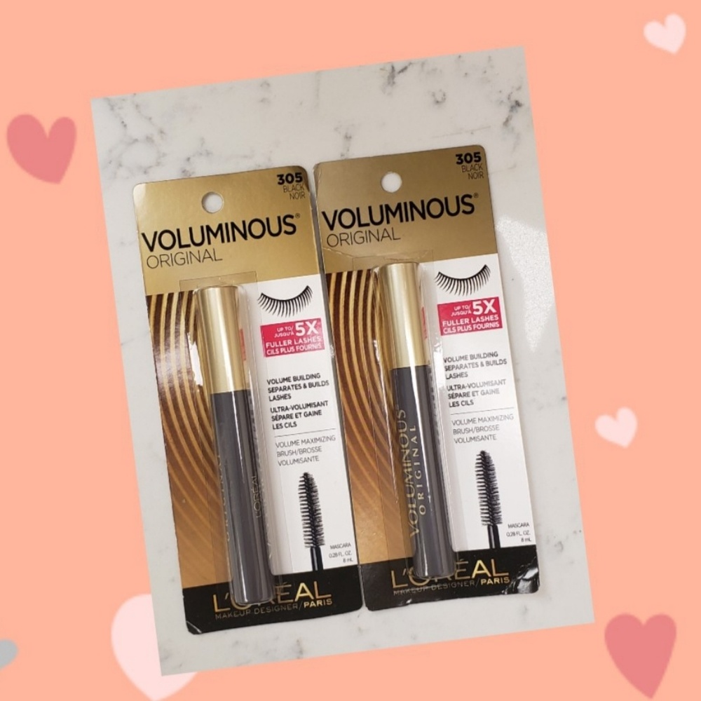 L'Oreal Voluminous Original Black Noir Set of 2
